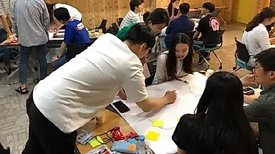 청년취업아카데미 440시간 대장정을 위한 몸풀기 워크숍 진행