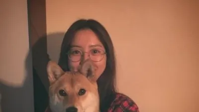 정유미와 탁구 품안에서 행복한 일상