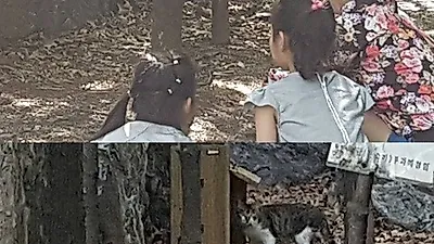 선우선, 길냥이 급식소 포착 "동네에서도 유명해요"