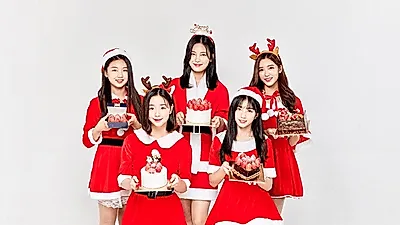 보니하니 채연 걸그룹 버스터즈, 이색케익 크리스마스 팬사인회 개최