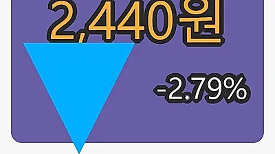 다날마감가 2,440원
