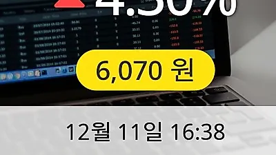 파워로직스 11일 6,070원 장종보고