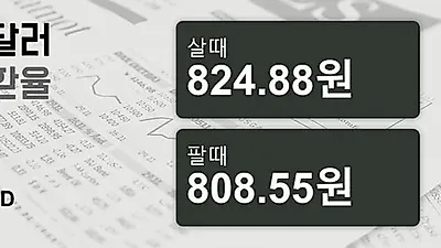 30일 호주 달러 살때 824.88원, 팔때 808.55원 ▼-0.2%감소