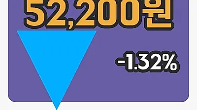 국내주식마감LS산전 29일 52,200원 마감그래프종합복습