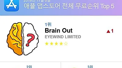 [11월 6일 앱차트]애플, 구글 플레이스토어 어플순위