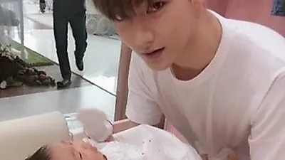 함소원-진화 '엄살이' "눈 부릅" 뜬 모습…함소원♥진화 나이 몇이길래?