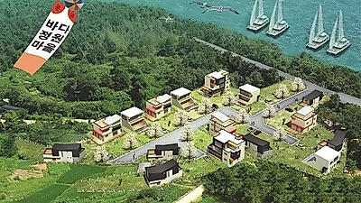 경기도 안산 대부도 초입 전원주택, 대부북동 바다정원마을 분양 중