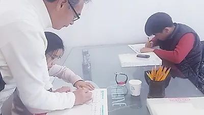악필 교정에 앞장서는 '참바른글씨 신도림', 습관에 맞춘 진단 프로그램 진행