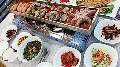 제주도 서귀포 중문 맛집 '기원뚝배기' 제주산 문어해물통갈치조림 주문하면 옥돔구이 무료 제공