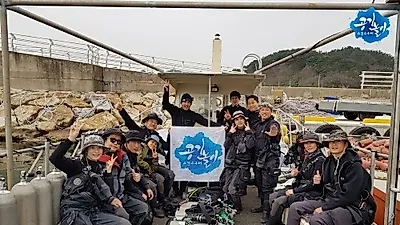 국내 스킨스쿠버다이빙 자격증 동호회 공기놀이, 사이드마운트 다이빙 및 텍다이빙 투어 진행