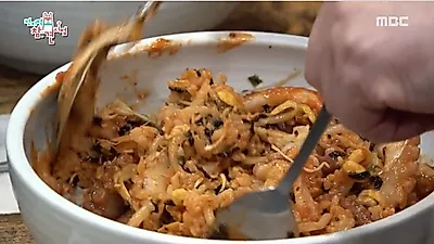 '돗나물+정구지무침이 포인트'.. '전참시' 해운대 비학산 보리밥 실제 맛은? 정우성이 이영자보다 '동생'?