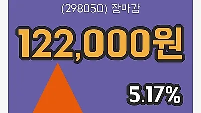 국내주식마감효성첨단소재 12일 122,000원 마감...
