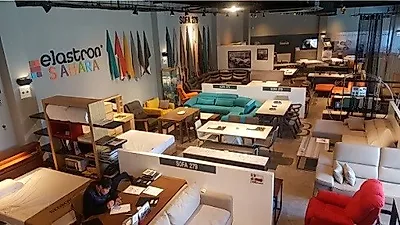 가구할인매장 고양가구단지 소파279, 봄 시즌 인기 상품 샤무드쇼파와 세라믹식탁 신혼세트 노마진행사