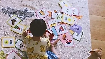 김효진, 반려견과 아이의 평화로운 일상 "맨날 다투고 화해하고"