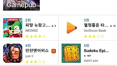 [9월 24일 앱차트]앱스토어 플레이스토어 앱 순위와 분석