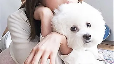 한보름, 얼핏 보면 쌍둥이 같은 느낌 반려견과 훈훈한 일상
