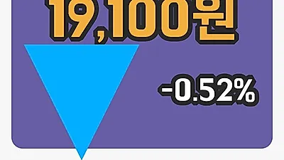 국내주식마감수출포장 14일 19,100원 장종료