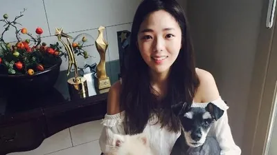 채수빈, 반려견 품에 안고 "행복하구 감사합니다"