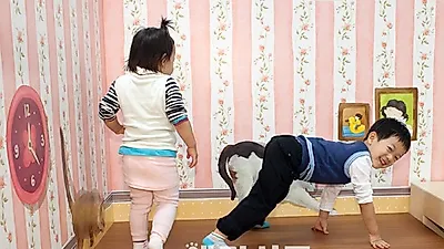 [포토] '나처럼 해봐요~요렇게?' 경기도어린이박물관