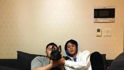 래퍼 마이크로닷, 빈지노와 반려견과 함께한 일상 공개
