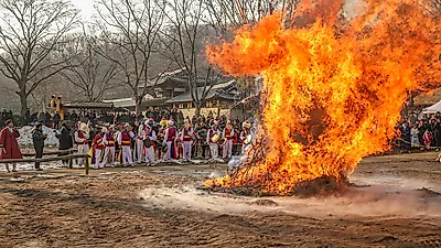 코로나19 종식 기원제 진행...한국민속촌, 3월 22일부터 4주간 매주 일요일 개최
