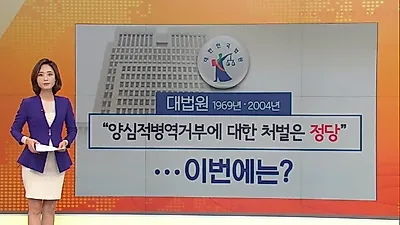 [☞핫키워드] 양심적 병역거부자, 악성 댓글 고소...'분노 VS 이해'