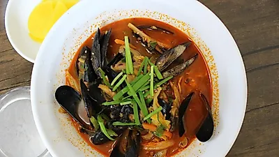 강릉 TV 맛집 경포대 명물, 강릉 김우정 짬뽕순두부