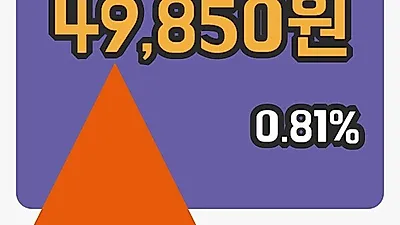 국내주식마감경동나비엔 26일 49,850원 마감그래프분석