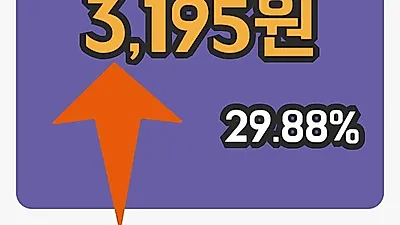 인디에프 3일 3,195원 마감