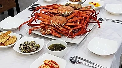 산지 직송 제철 홍게를 무한리필...인천 간석동 맛집 탐방 '주문진붉은대게무한리필'