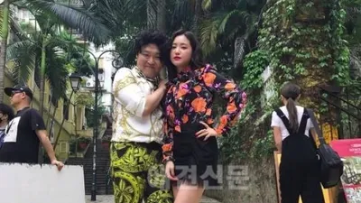 라디오스타 싸이, M/V촬영장 속 '얼큰샷?'....화려한 무늬 바지 입고