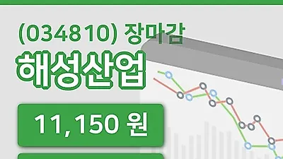 국내주식마감해성산업 29일 11,150원 마감...