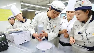 한호전 호텔조리학과 과정, 분자요리 수업 진행으로 스펙과 전문성 UP