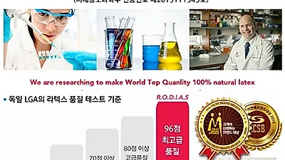 천연라텍스매트리스침대 & 천연라텍스베개 바로 알기