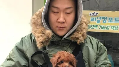 딥플로우, 반려견과 함께 찰칵. "똥을 너무 싸" 폭소