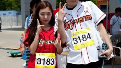 [포토] 와이번스 패밀리룩 돋보이는 참가자들