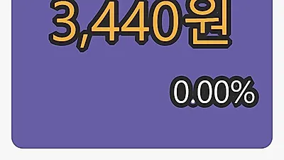 에코마이스터 6일 마감가 3,440원 0.00프로 등락..