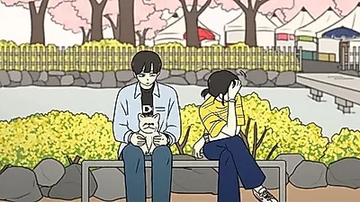 [로맨스웹툰추천] 목요웹툰 연애혁명 업데이트로 출근길 달달 한스푼… 상훈이 준 꽃, 배경음악은?
