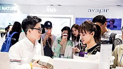 한국 화장품 소개를 위한 유명 왕홍 주아이마, 한국 전격 방문