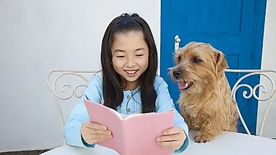 자녀의 읽기 능력, 반려동물과 함께라면 문제없다