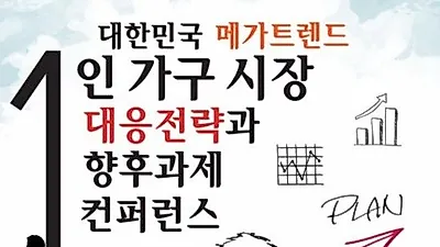 대한민국 메가트랜드 '1인 가구 시장 대응전략과 과제'