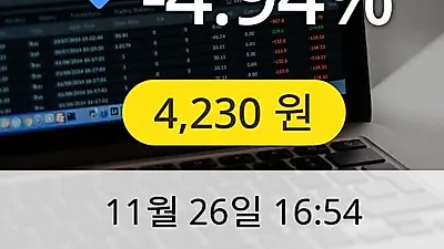 SV인베스트먼트 26일 4,230원 장종료