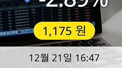 인콘 21일 1,175원 마감