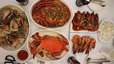 제이파크리조트 인근에 위치한 세부 원조 크랩맛집 에이스크랩