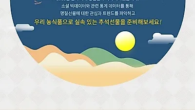 농식품 빅데이터 분석한 명절선물 소비트렌드 변화