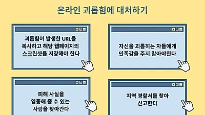 ‘온라인 괴롭힘’ 경험했다면? 관련 기록 저장은 필수