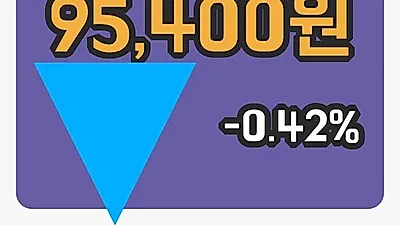 국내주식마감동아에스티 25일 95,400원 마감그래프복습 및 분석