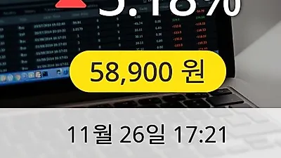 삼양식품 26일 58,900원 장종료