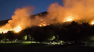 포항, 지곡동 제철초등학교 인근 공사장서 화재 발생..불 옮겨가 폭발음까지?