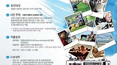 농림축산검역본부, 동물사랑 사진 공모전 개최